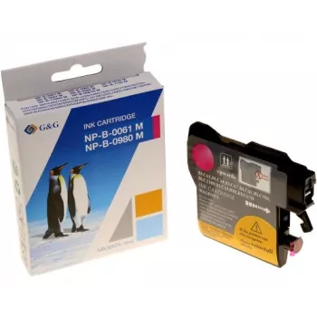 G&G Kompatibilná purpurová atramentová kazeta pre Brother LC-980M / LC-1100M / LC-1100HM (XXL, 750 strán)