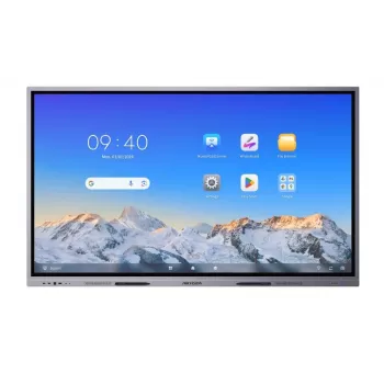 Hikvision DS-D5C86RB/A 86 palcov 4K UHD interaktívny dotykový displej s Android 11, 8MP kamerou, 8-násobným mikrofónovým poľom, 2×15W reproduktormi