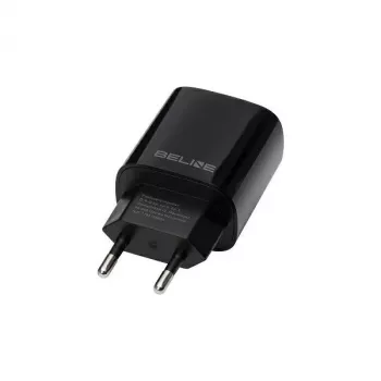 Beline GaN 30W USB-C PD + USB-A QC nástenná nabíjačka čierna (len napájací zdroj)