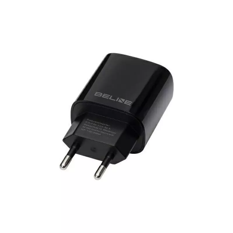 Beline GaN 30W USB-C PD + USB-A QC nástenná nabíjačka čierna (len napájací zdroj)