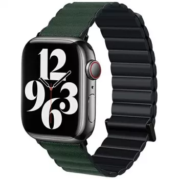 Beline Magnetic Pro náramok pre Apple Watch 38/40/41mm čierna/zelená