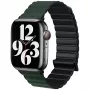 Beline Magnetic Pro náramok pre Apple Watch 42/44/45/49mm čierny/zelený
