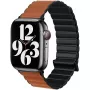 Beline Magnetic Pro náramok pre Apple Watch 42/44/45/49mm čierny/hnedý