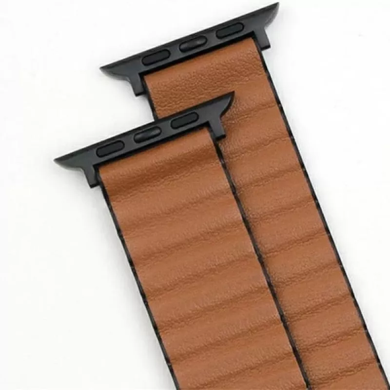 Beline Magnetic Pro náramok pre Apple Watch 42/44/45/49mm čierny/hnedý