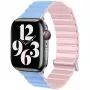 Beline Magnetic Pro náramok pre Apple Watch 42/44/45/49mm ružový/Sierra Blue