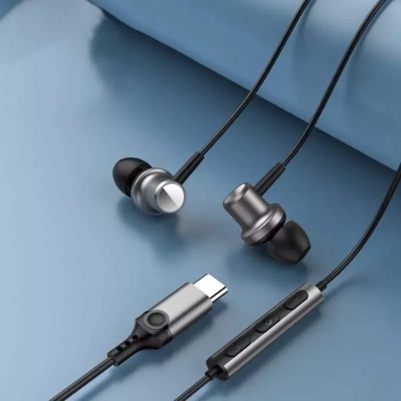 Beline In-Ear slúchadlá USB-C SK193 čierne