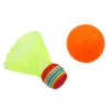 LEAN TOYS Detské bedmintonové rakety zvieratá žltá ružová