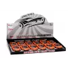 LEAN TOYS Športové auto 1:32 Friction Drive oranžové