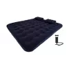 AVENLI XXL nafukovacia matrace set 203x183x22 cm Queensize s pumpou na nohu a opravnou sadou