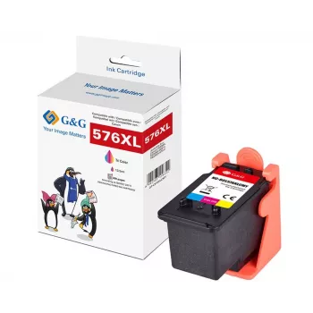 G&G Kazeta Canon CL-576XL XXL náplň: 13,5ml color/400 str.
