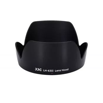 JJC slnečná clona pre Canon EW-63II, bajonetový uzáver, kvetinový tvar, čierna