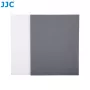 JJC GC Series 2-in-1 sada fotografických kalibračných kariet – 18% šedá karta & karta vyváženia bielej, 20 x 25 cm, odolný plast, s popruhom