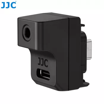 JJC audio adaptér pre Insta360 Ace Pro 2 na 3,5-mm mikrofón + nabíjačka / AD-ACEP2