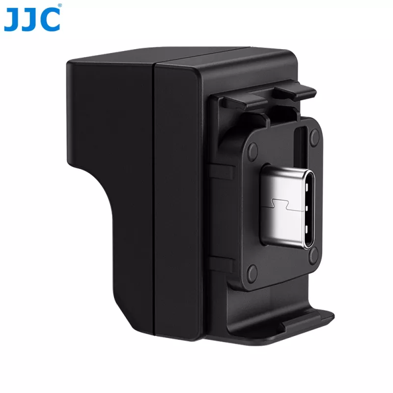JJC audio adaptér pre Insta360 Ace Pro 2 na 3,5-mm mikrofón + nabíjačka / AD-ACEP2