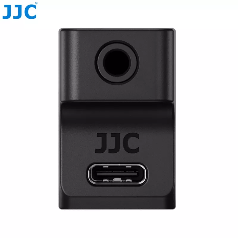 JJC audio adaptér pre Insta360 Ace Pro 2 na 3,5-mm mikrofón + nabíjačka / AD-ACEP2