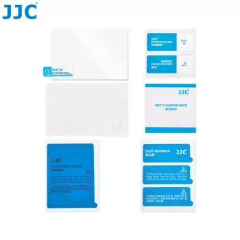 JJC GSP-XE5 tvrdené sklo LCD ochrana displeja pre Fujifilm X-E5 - tvrdosť 9H, 0,3mm, 2,5D zaoblené hrany, oleofóbna vrstva, montáž bez bublín
