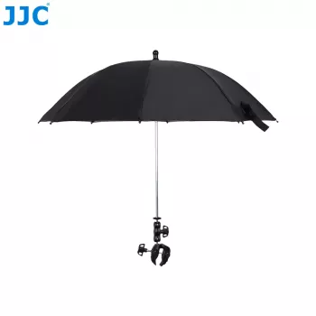 JJC dáždnik na fotoaparát s držiakom Super-Clamp, 63 mm roztvorenie čeľustí, 1/4