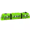 LEAN TOYS City Metro električka s dverami, svetlom a zvukom, zelená 1:16