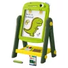 LEAN TOYS Obojstranná magnetická tabuľa Whiteboard dinosaurus zelená s príslušenstvom
