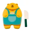 LEAN TOYS Sada na krájanie ovocia s doskou a nožom, edukačné príslušenstvo pre deti