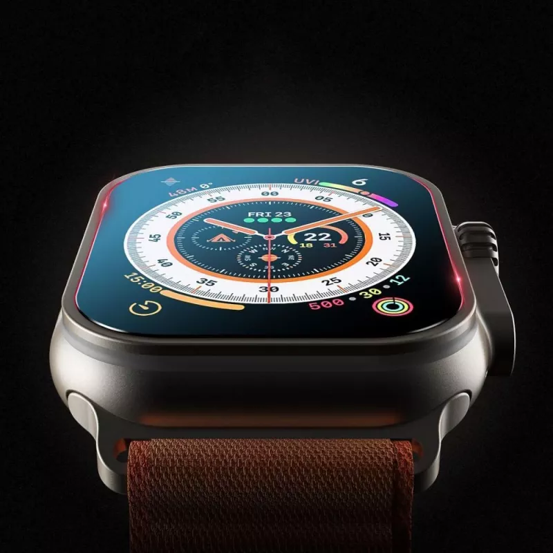Tech-Protect Easy Set+ ochrana displeja pre Apple Watch Ultra 1/2/3 (49 mm), balenie 2 ks