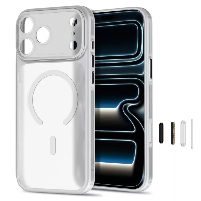 TECH-PROTECT MagPrime MagSafe puzdro pre Apple iPhone 17 Pro / 18 Pro – matná sivá