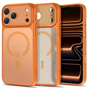 TECH-PROTECT MagPrime MagSafe puzdro pre iPhone 17 Pro Max / 18 Pro Max - matná Cosmic Orange