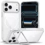 TECH-PROTECT MAGSTAND MagSafe Clear puzdro pre iPhone 17 Pro / 18 Pro so sklopnou stojkou