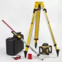 STABILA LAR 160 5-dielna sada rotačného lasera s prijímačom, statívom, nivelačnou latou a kufrom