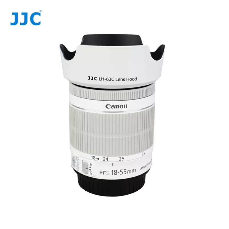 JJC EW-63C slnečná clona pre Canon EF-S 18-55mm - biela