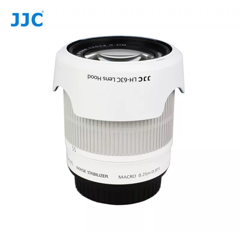 JJC EW-63C slnečná clona pre Canon EF-S 18-55mm - biela