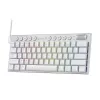 Redragon K632 HORUS Mini 60% RGB káblová herná klávesnica - biela