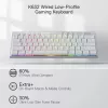Redragon K632 HORUS Mini 60% RGB káblová herná klávesnica - biela