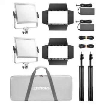Godox Litemons LP400R 2x kit LED panel RGB