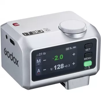 Godox iT30Pro TTL blesk pre Canon s 2,4G Wireless X-System - strieborný