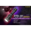 Nitecore NT-P20I-UV taktická baterka s UV svetlom, 1800 lúmenov, USB-C nabíjanie, IP68, čierna