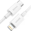 Baseus Superior Series USB-C na Lightning kábel 0,25 m biely, 20W PD rýchle nabíjanie a synchronizácia dát