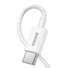 Baseus Superior Series USB-C na Lightning kábel 0,25 m biely, 20W PD rýchle nabíjanie a synchronizácia dát