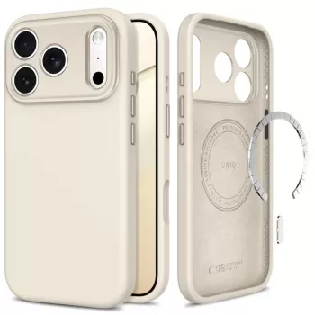 TECH-PROTECT UNIQ MagSafe Clear puzdro pre iPhone 17 Pro / 18 Pro titánium