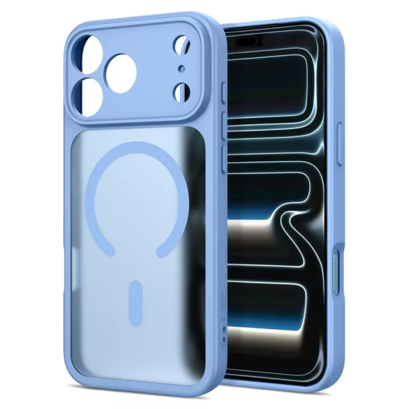 Tech-Protect BasicMag MagSafe puzdro pre iPhone 17 Pro / 18 Pro matná svetlomodrá