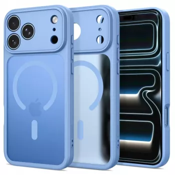 Tech-Protect BasicMag MagSafe puzdro pre iPhone 17 Pro Max / 18 Pro Max, matná svetlomodrá