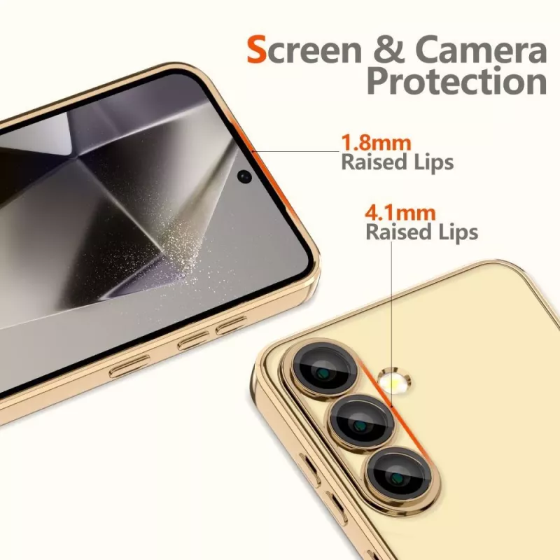 Tech-Protect Magflex MagSafe puzdro pre Samsung Galaxy S25 Edge Shiny Gold