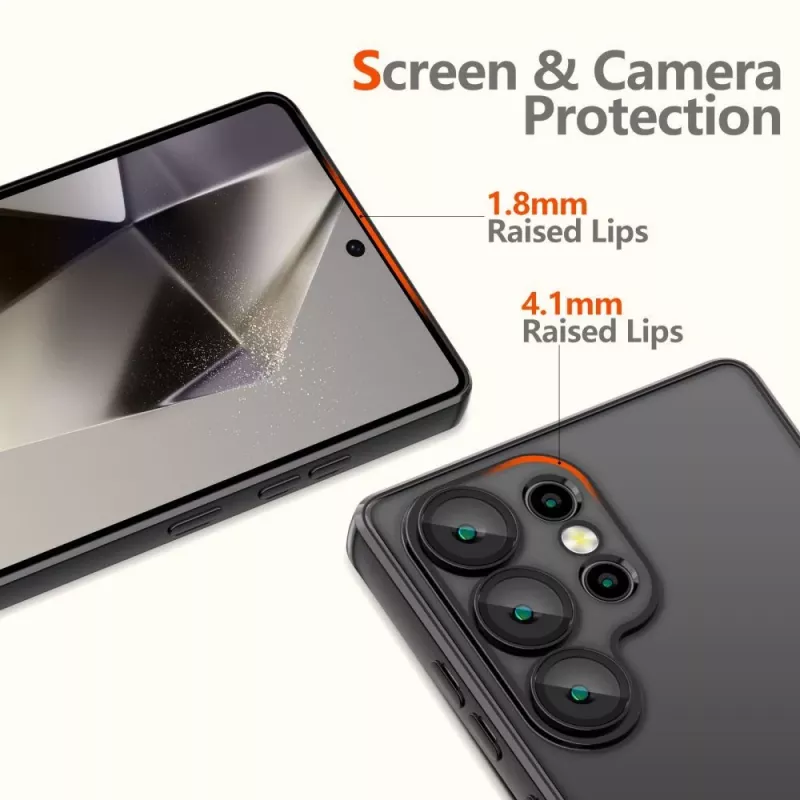 Tech-Protect MagFlex puzdro pre Samsung Galaxy S26+ - transparentné čierne