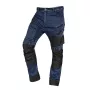 NEO TOOLS DENIM pracovné nohavice s oxfordovými výstužami, tmavomodrá, veľkosť M