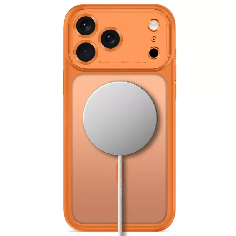TECH-PROTECT MagPeak MagSafe puzdro pre iPhone 17 Pro / 18 Pro - matná Cosmic Orange