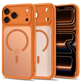 TECH-PROTECT MagPeak MagSafe puzdro pre iPhone 17 Pro Max / 18 Pro Max, matná Cosmic Orange