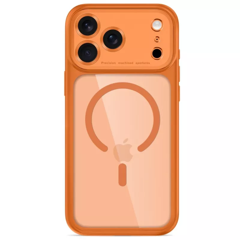 TECH-PROTECT MagPeak MagSafe Clear Case pre iPhone 17 Pro / 18 Pro - Cosmic Orange