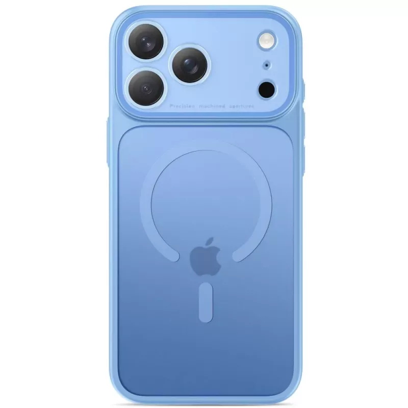 TECH-PROTECT MagPrime MagSafe Clear Case pre iPhone 17 Pro Max / 18 Pro Max - matná svetlomodrá
