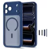 TECH-PROTECT MagPeak MagSafe puzdro pre iPhone 17 Pro / 18 Pro - matná tmavomodrá