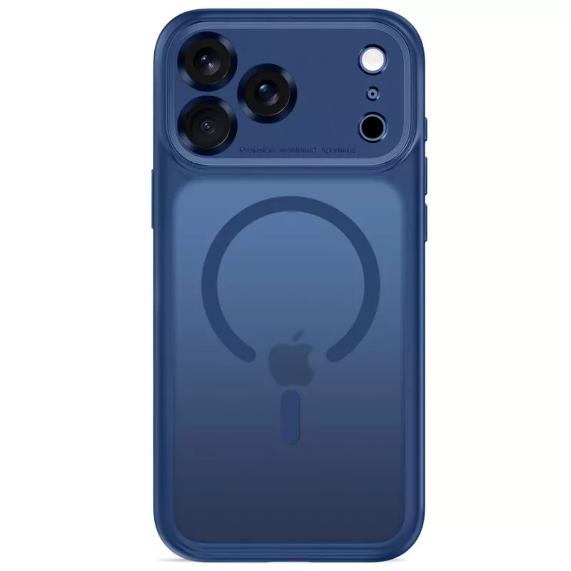 TECH-PROTECT MagPeak MagSafe puzdro pre iPhone 17 Pro / 18 Pro - matná tmavomodrá